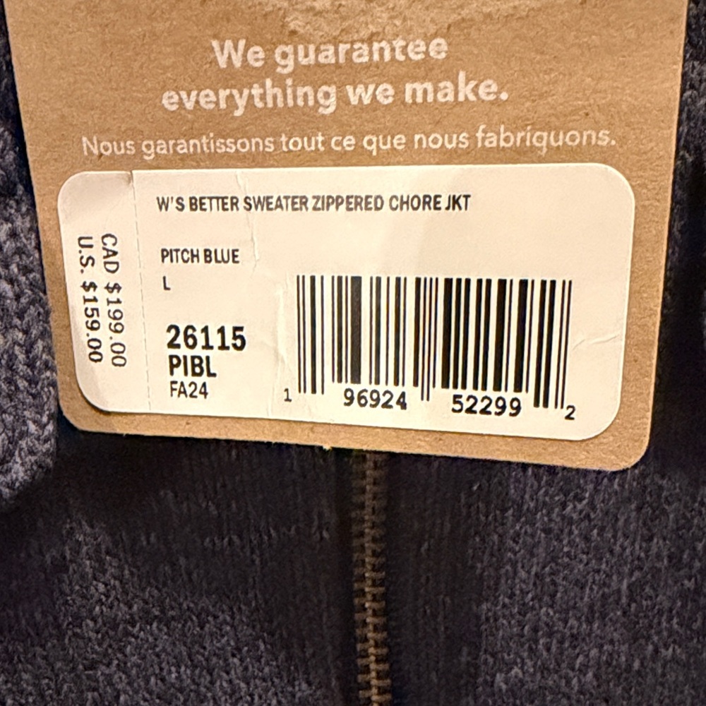 Patagonia Women’s Navy Lightweight Zip-Up Shirt Jacket - Picture 4 of 8